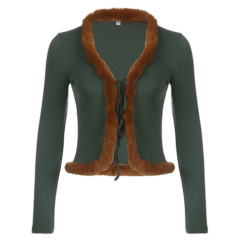 chic-elegant-retro-fur-patchwork-party-shaggy-lace-up-sexy-top-4