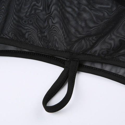 black-bodycon-top-zipper-mesh-patchwork-transparent-turn-down-collar-bodysuit-11