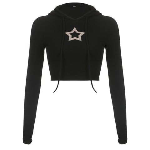 knitted-star-patches-hooded-casual-basic-crop-top-5