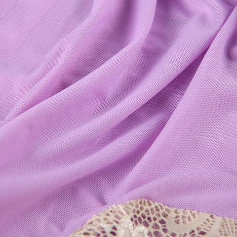 purple-sexy-lace-patchwork-mesh-ruffles-bow-sweet-strap-top-8