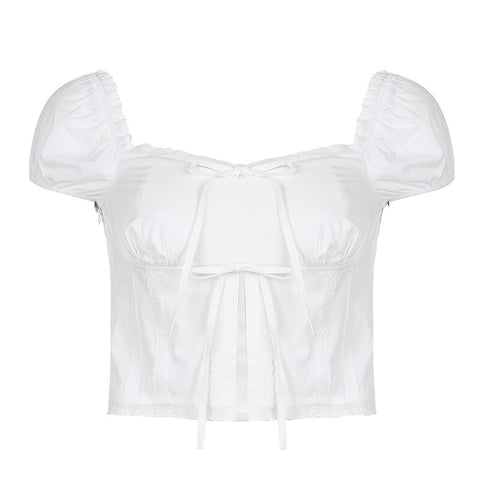 french-square-neck-lace-patchwork-crop-bow-split-frill-tops-4