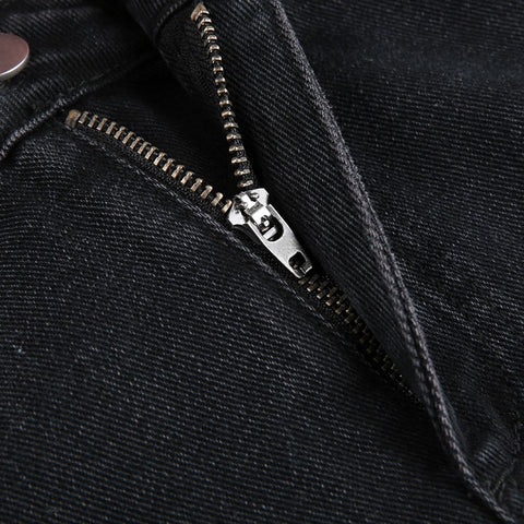 cargo-style-black-high-waist-denim-mini-solid-pockets-casual-pleated-skirt-14