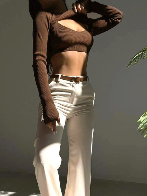 streetwear-brown-knit-ribbed-skinny-solid-clubwear-party-two-pieces-crop-top-5