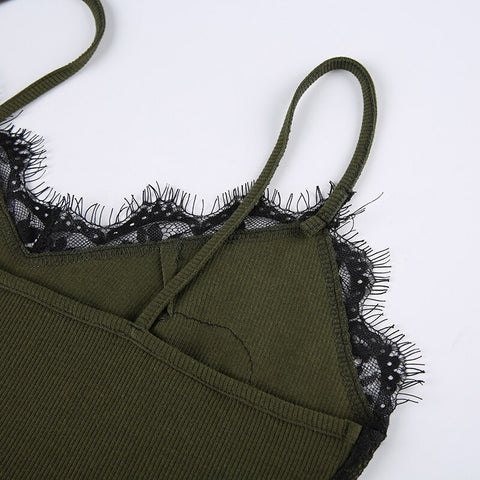 green-lace-trim-camis-mini-knit-skinny-summer-vest-short-chic-basic-crop-top-9