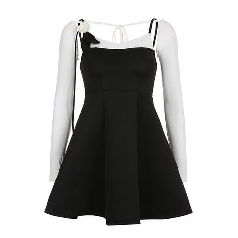 flower-elegant-patched-balletcore-a-line-female-two-pieces-set-dress-5