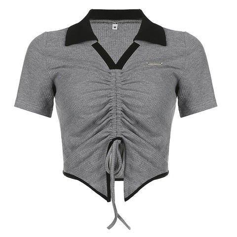 casual-basic-drawstring-irregular-hem-slim-stitch-contrast-cute-crop-top-4