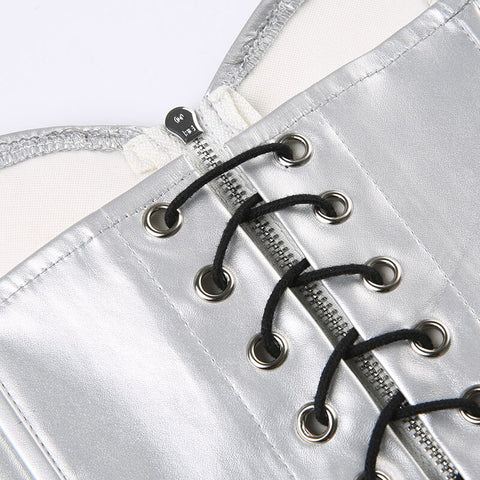 silver-zipper-stitching-off-shoulder-lace-up-sexy-leather-top-11