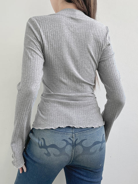 lace-patched-frill-long-sleeve-bow-casual-pullover-top-4