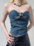 blue-floral-stitched-strapless-denim-zipper-hollow-out-top-5