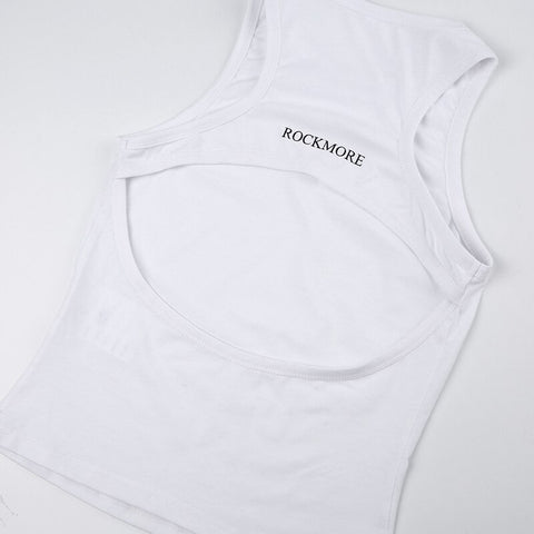 casual-basic-letter-print-white-vest-crop-cut-out-slim-tanks-sleeveless-tees-5