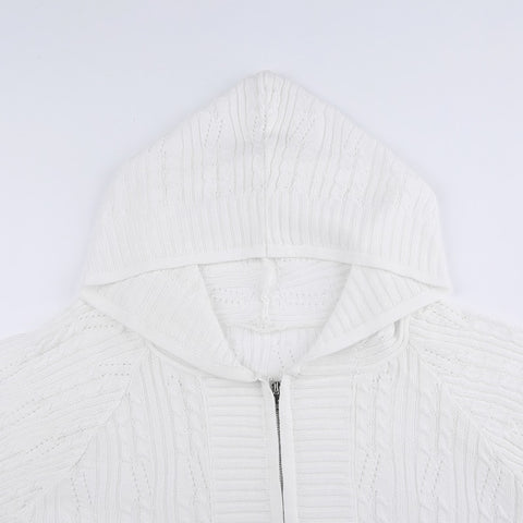 casual-basic-white-cardigans-knit-tops-zip-up-hooded-sweater-5