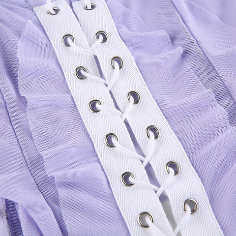 streetwear-ruffles-patchwork-mesh-see-through-thin-lace-up-crop-top-10