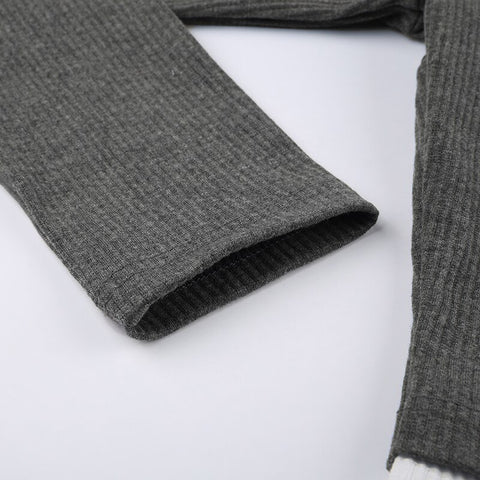 casual-basic-patched-halter-neck-contrast-slim-basic-crop-top-6