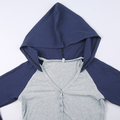 casual-basic-ribbed-knit-skinny-hooded-patchwork-buttons-contrast-crop-top-6