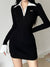 flare-sleeve-skinny-black-mini-patchwork-slim-basic-turn-down-collar-casual-dress-3