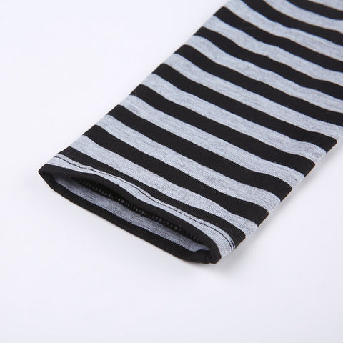 stripe-slim-2-pieces-set-casual-slim-u-neck-basic-tee-shirts-crop-top-12