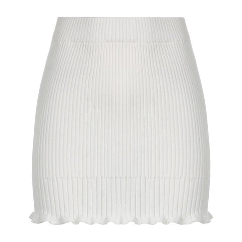 white-frill-knitted-high-waist-skinny-slim-mini-skirt-5