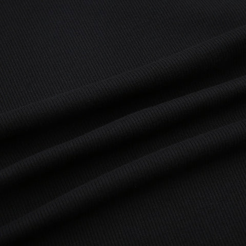 casual-frill-long-sleeve-black-slim-basic-fashion-elegant-chic-mini-dress-9