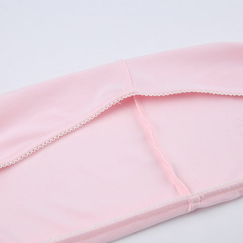 pink-lace-trim-ruched-casual-skinny-smock-crop-top-two-pieces-set-9