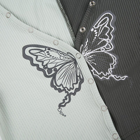 v-neck-grey-butterfly-printing-crop-slim-tee-top-6