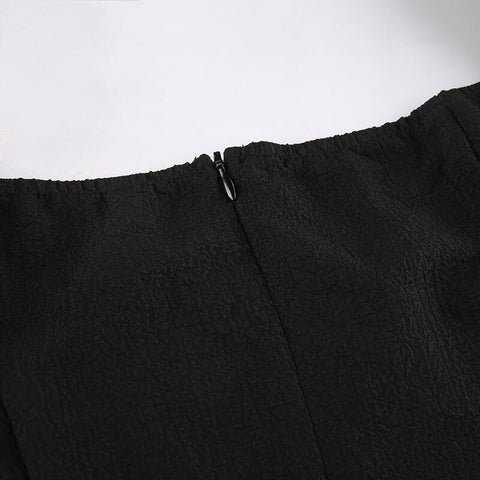 chic-square-neck-black-corset-folds-slim-elegant-pleated-mini-party-dress-9