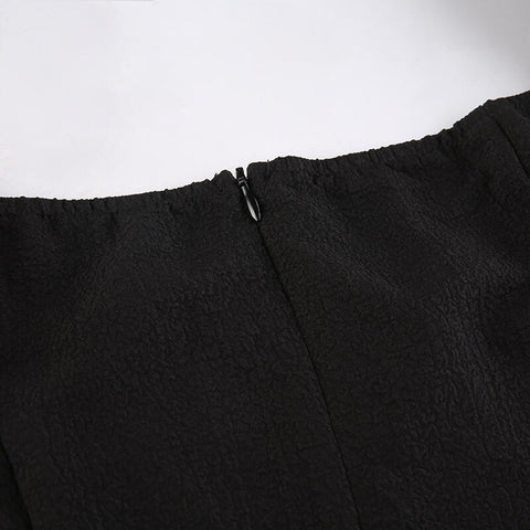 chic-square-neck-black-corset-folds-slim-elegant-pleated-mini-party-dress-9