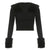 fluffy-fur-trim-collar-black-fashion-chic-folds-cropped-buttons-cardigans-top-5