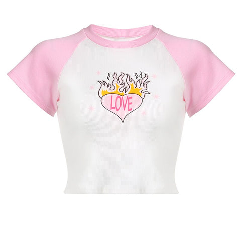 cute-pink-patched-knitted-crop-print-short-sleeves-top-6