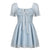 sweet-cute-folds-a-line-vintage-square-collar-short-puff-sleeve-mini-dress-4