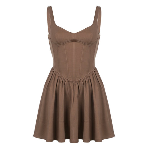 brown-stitching-corset-elegant-milkmaid-pleated-sexy-stripe-evening-birthday-party-dress-4