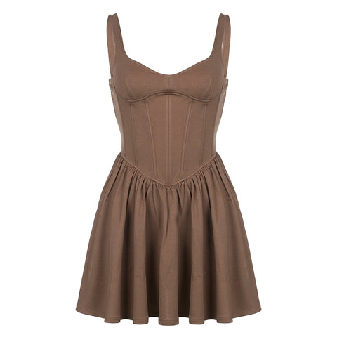 brown-stitching-corset-elegant-milkmaid-pleated-sexy-stripe-evening-birthday-party-dress-4
