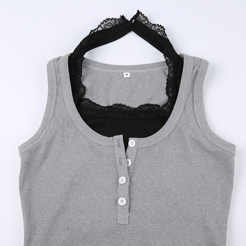 grey-casual-halter-choker-lace-knitted-buttons-sleeveless-top-7