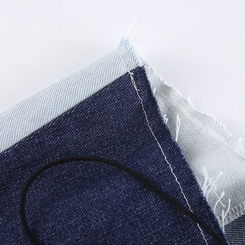 streetwear-stitching-spliced-burr-tube-off-shoulder-strapless-denim-wrap-top-7