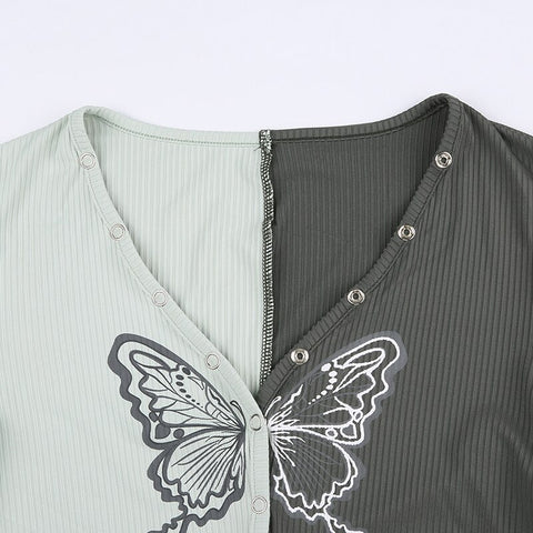 v-neck-grey-butterfly-printing-crop-slim-tee-top-5