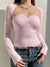 pink-lace-trim-ruched-casual-skinny-smock-crop-top-two-pieces-set-1