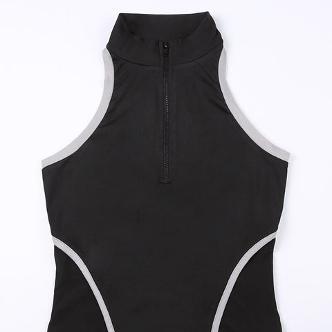 black-stripe-stitched-zipper-backless-stand-collar-short-top-6