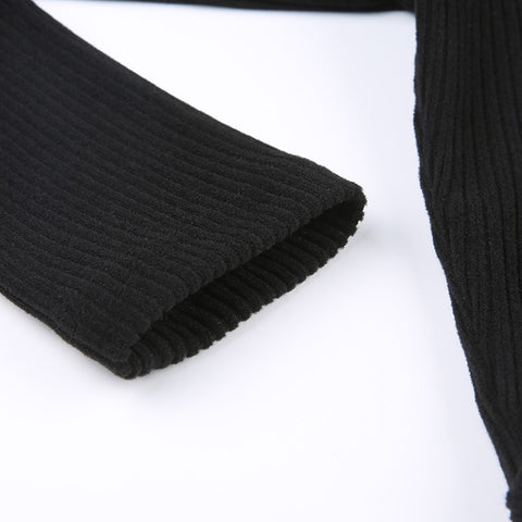 v-neck-black-knitted-basic-sexy-skinny-sheer-bodysuits-6