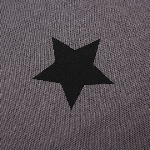 casual-turtleneck-print-star-ruched-irregular-hem-basic-tee-shirts-7