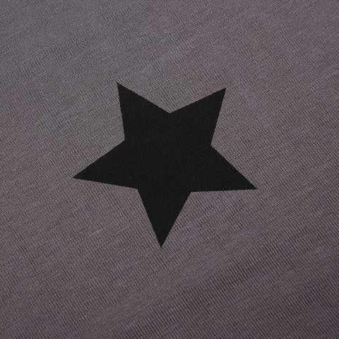 casual-turtleneck-print-star-ruched-irregular-hem-basic-tee-shirts-7