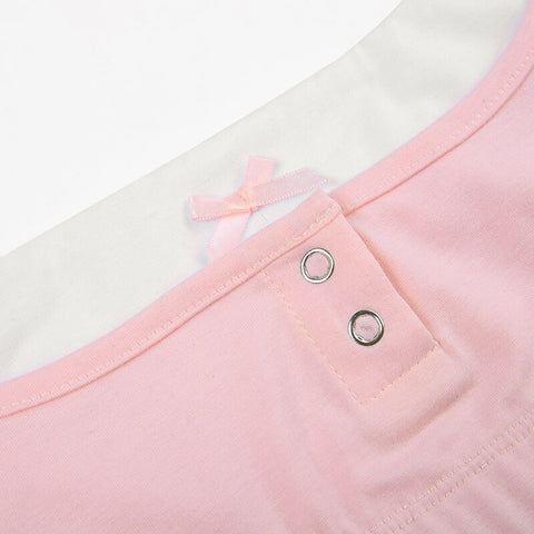 pink-patched-strap-mini-bow-sweet-cropped-slim-tops-8