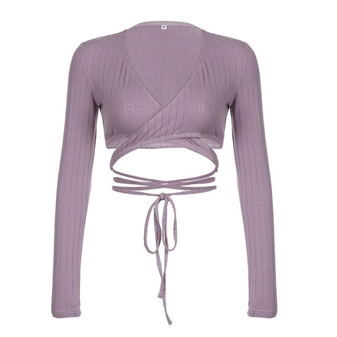 balletcore-crop-wrap-bandage-retro-lace-trim-casual-basic-tie-up-chic-top-6