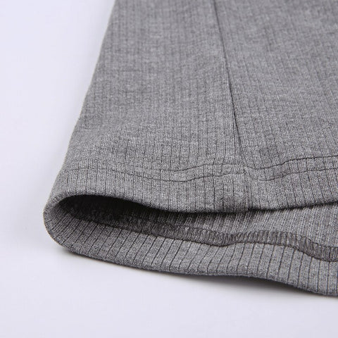 grey-v-neck-basic-bodycon-long-sleeve-casual-slim-elegant-split-dress-7