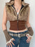 vintage-brown-turtleneck-fur-sexy-sleeveless-short-coat-1