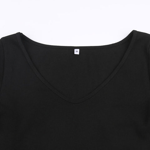 casual-frill-long-sleeve-black-slim-basic-fashion-elegant-chic-mini-dress-5