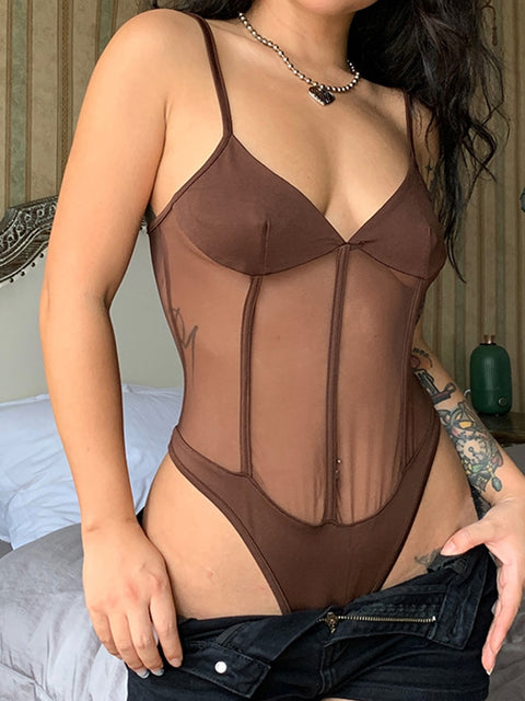 strap-v-neck-brown-sexy-leotard-skinny-fashion-party-bodysuit-1