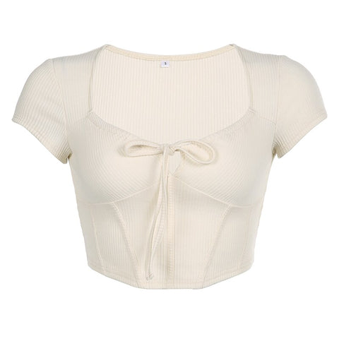 stitch-mini-slim-tie-up-short-sleeve-shirring-casual-skinny-chic-knit-crop-top-4