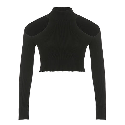 elegant-black-turtleneck-shoulder-knitted-pullover-solid-slim-cut-out-sweater-5
