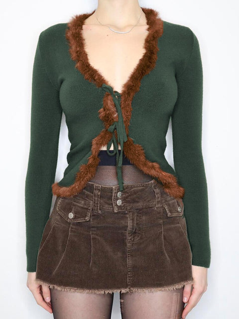 chic-elegant-retro-fur-patchwork-party-shaggy-lace-up-sexy-top-1