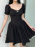 chic-square-neck-black-corset-folds-slim-elegant-pleated-mini-party-dress-1