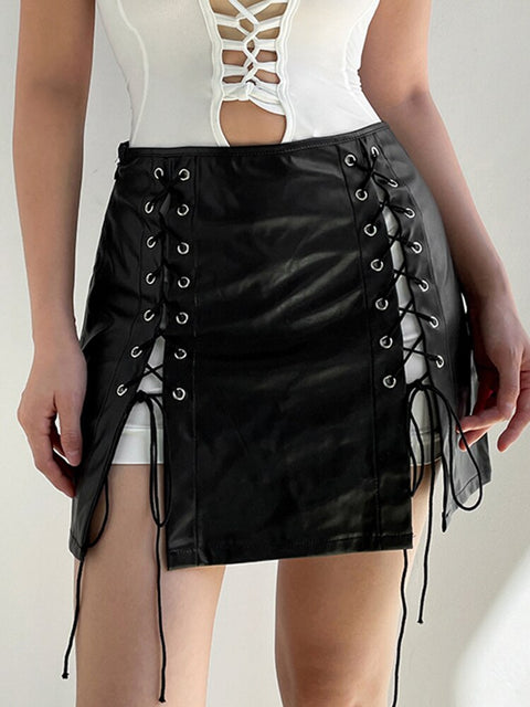 streetwear-punk-grunge-bodycon-black-pu-leather-skirt-2